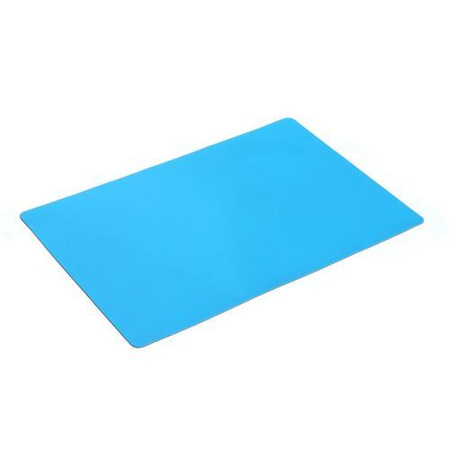 Transforming Technologies MTLP2448B Light Blue Rubber Table Mat